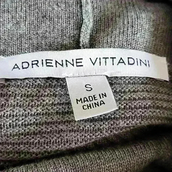 3/$30 Adrienne Vittadini Ribbed Wrist Split Side Cowl Neck Long Sleeve Sweater - Picture 6 of 7